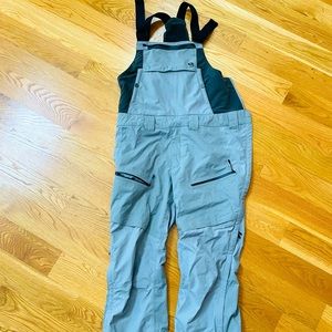 Men’s small Mountain HardWear Firefall Snow Bib